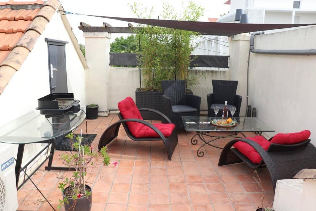 Ferienwohnung Superbe Maison Avec Toiture Terrasse A 5Min Mer Cannes Exterior foto